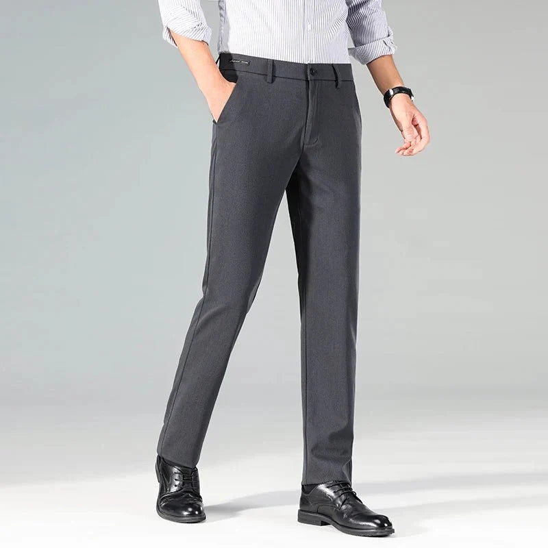 Pantalones de Negocios Relaxed Fit