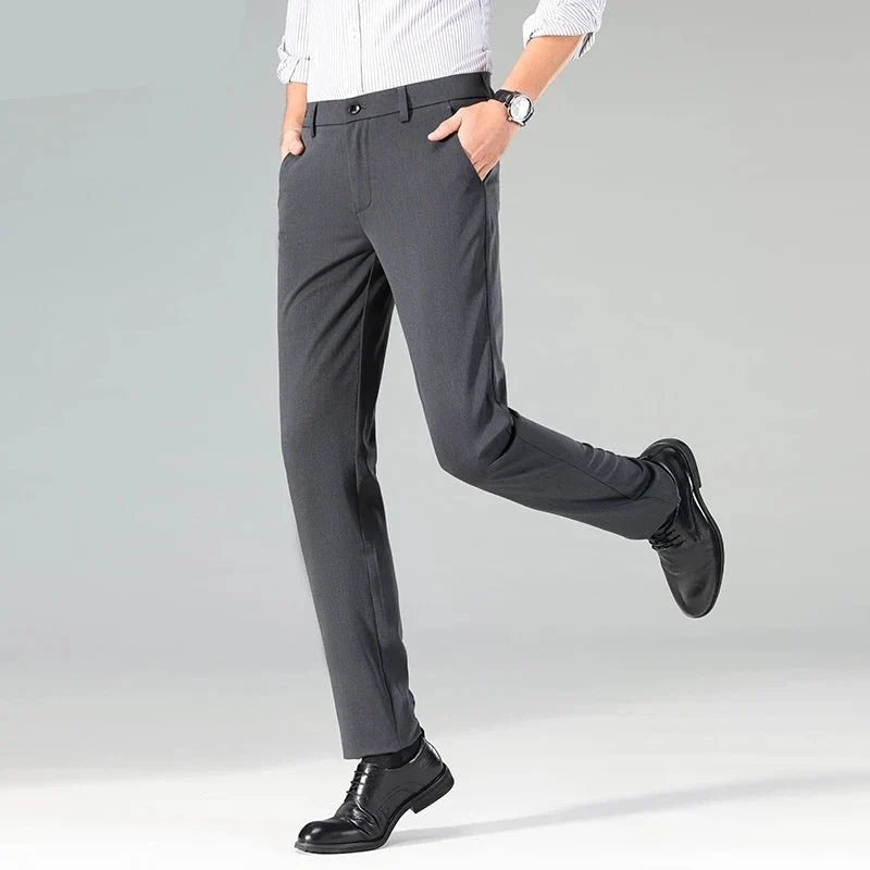 Pantalones de Negocios Relaxed Fit