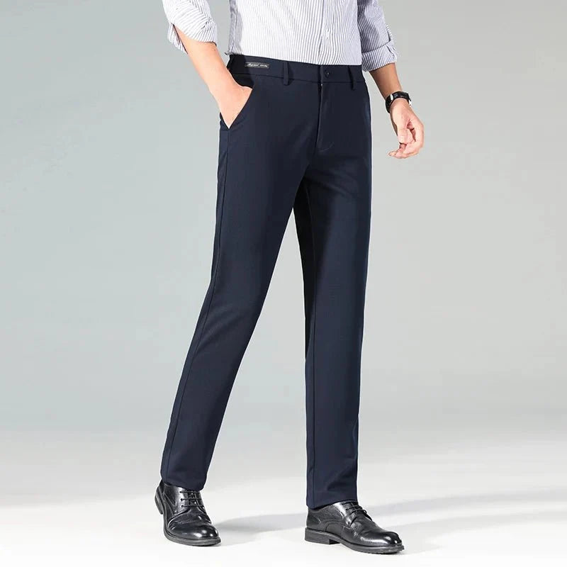 Pantalones de Negocios Relaxed Fit