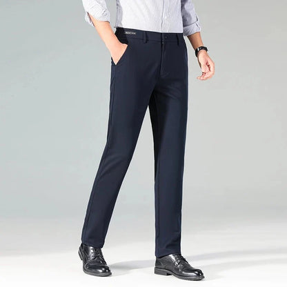 Pantalones de Negocios Relaxed Fit
