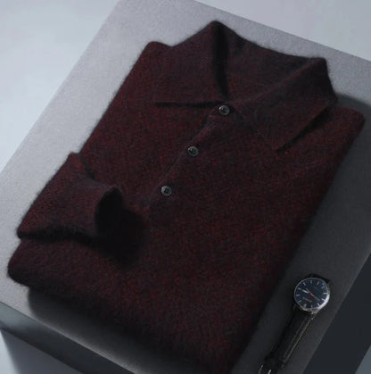 Jersey Polo de Lana Ligero para Hombre