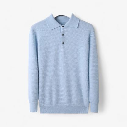Jersey Polo de Lana Ligero para Hombre