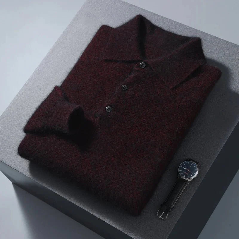 Jersey Polo de Lana Ligero para Hombre