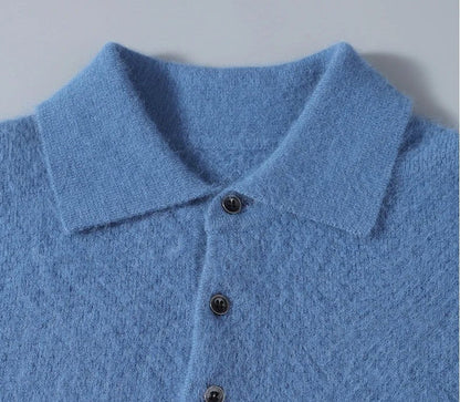 Jersey Polo de Lana Ligero para Hombre
