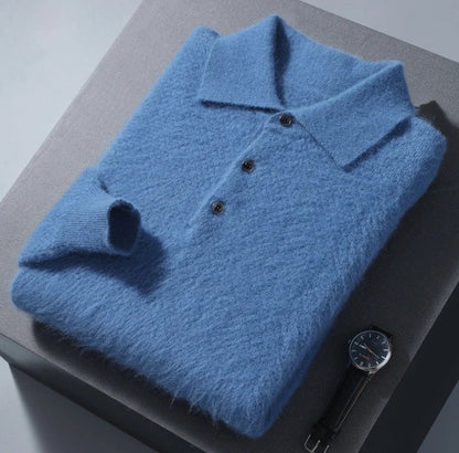 Jersey Polo de Lana Ligero para Hombre