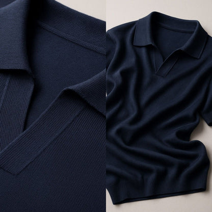 Polo Casual 100% Lana Merino para Hombre