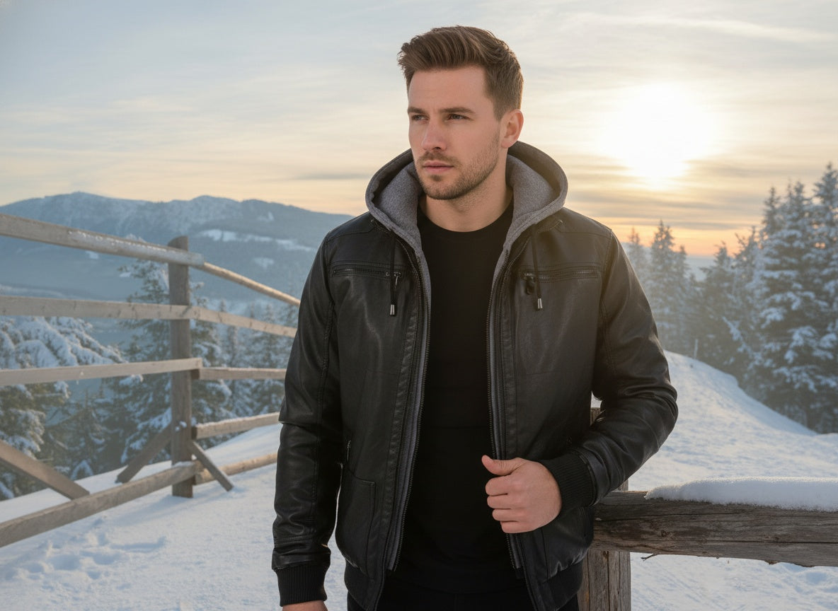 | VESTE EN CUIR DE LUXE