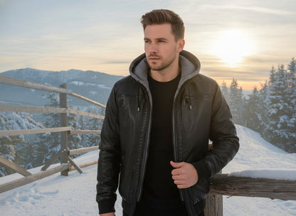 | VESTE EN CUIR DE LUXE