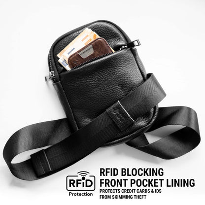 Bolso Sling de Viaje | Piel