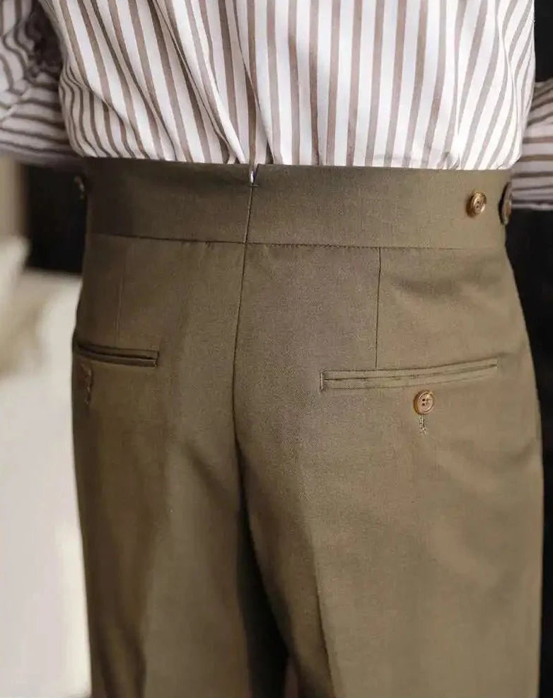 Pantalones de Oficina Clásicos de Caballero