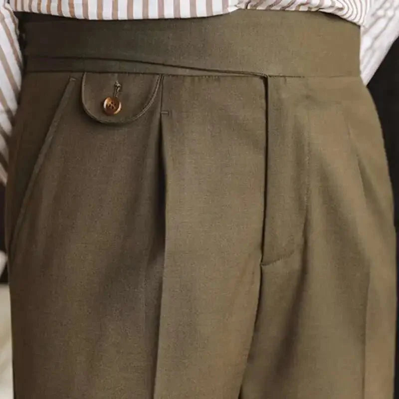 Pantalones de Oficina Clásicos de Caballero