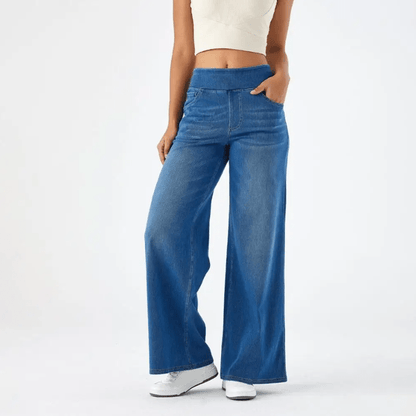 | PANTALON CONFORTABLE AVEC TAILLE ÉLASTIQUE