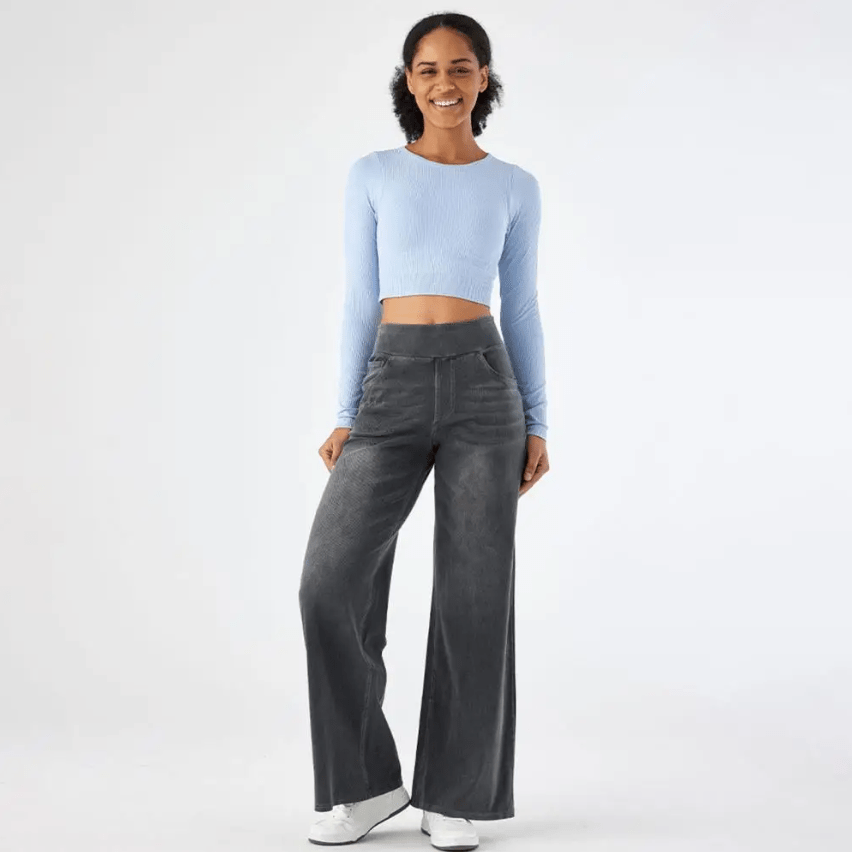 | PANTALON CONFORTABLE AVEC TAILLE ÉLASTIQUE