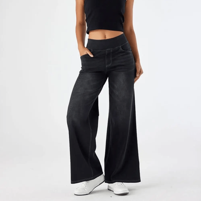 | PANTALON CONFORTABLE AVEC TAILLE ÉLASTIQUE