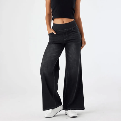 | PANTALON CONFORTABLE AVEC TAILLE ÉLASTIQUE