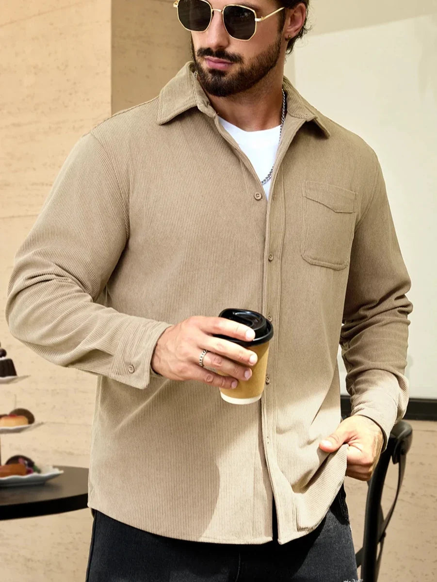 Camisa Oversize de Pana