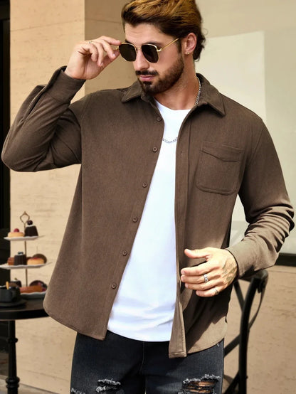 Camisa Oversize de Pana