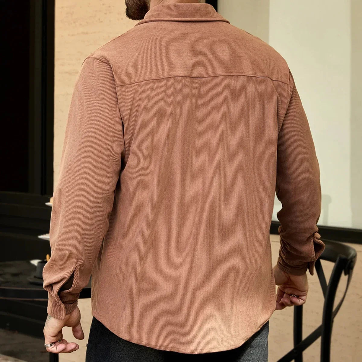 Camisa Oversize de Pana