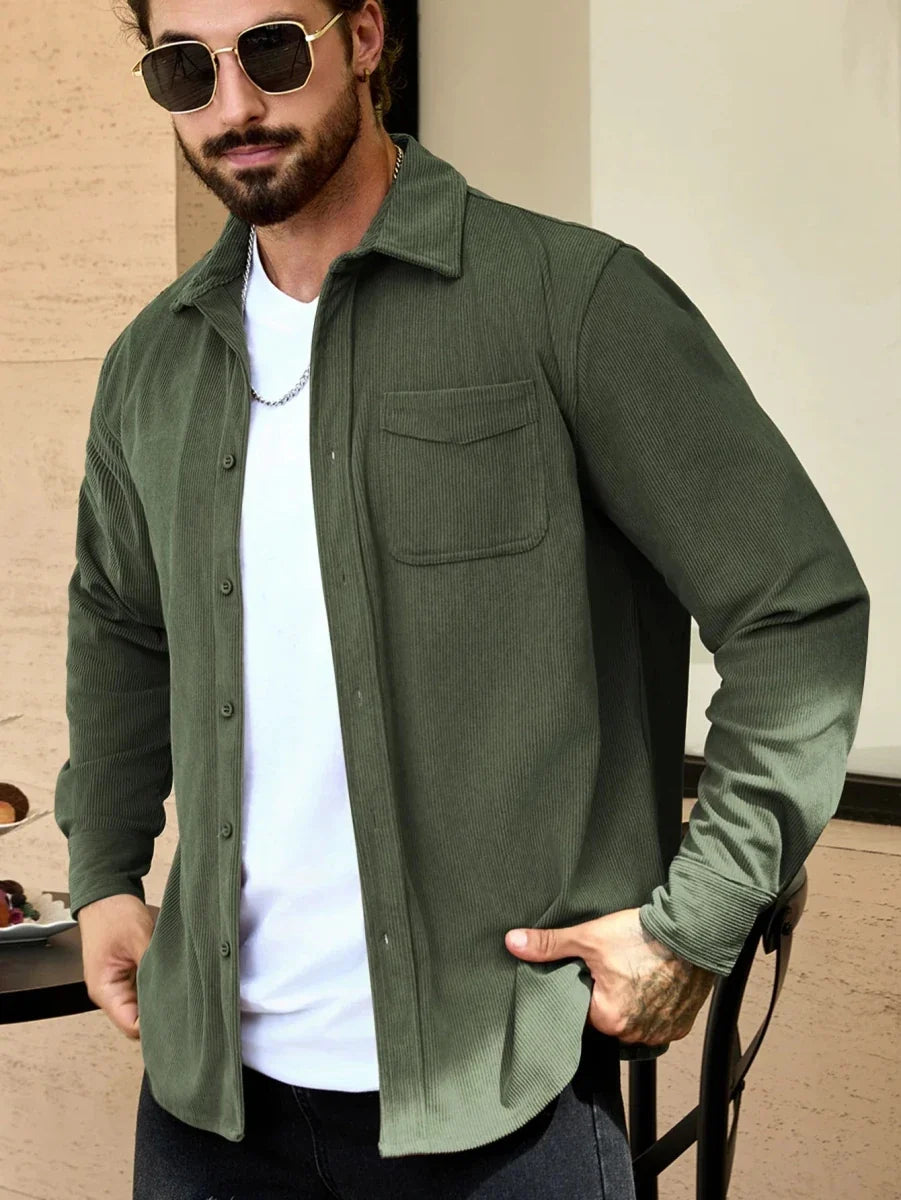 Camisa Oversize de Pana