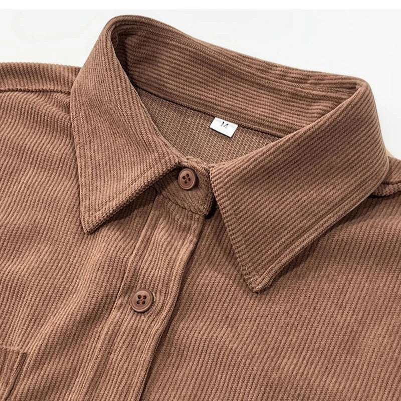 Camisa Oversize de Pana