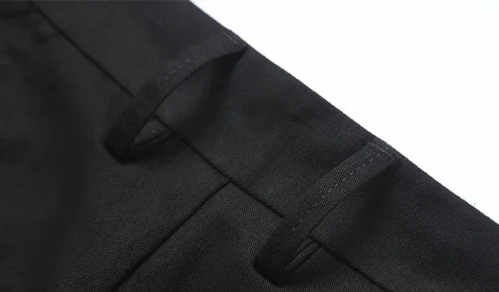 Pantalones Clásicos Smart Casual de Algodón