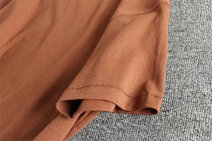 Camiseta de Algodón Puro de Verano