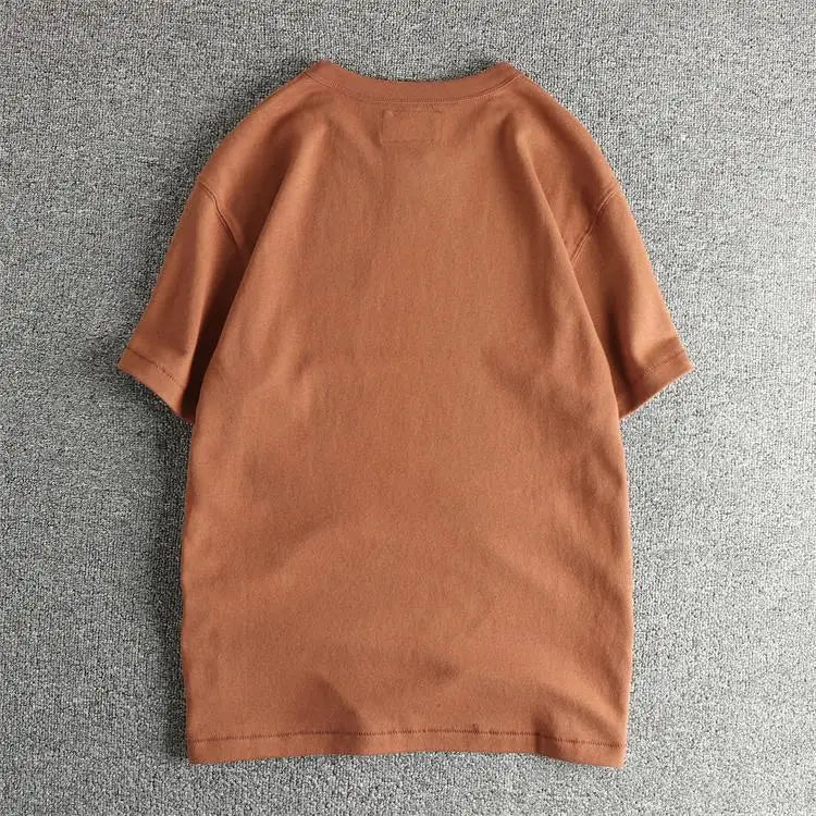Camiseta de Algodón Puro de Verano