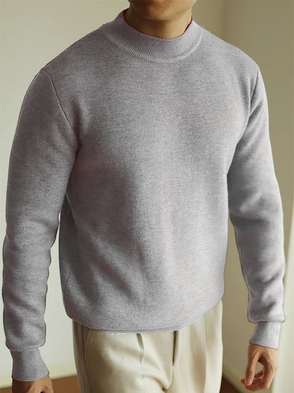 Renzo – Jersey Hombre Cuello Alto de Canalillo
