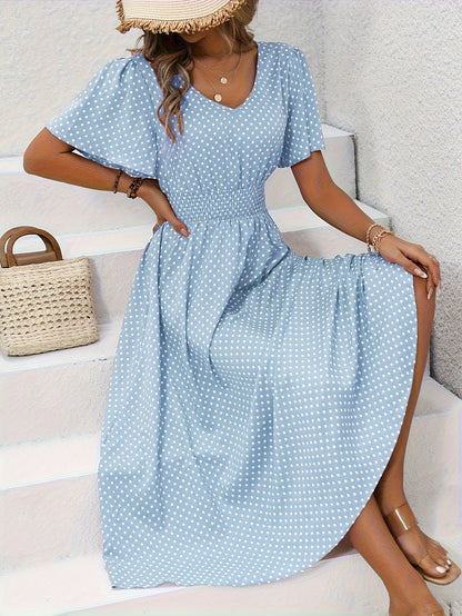 | Robe Élégante Pois Élisa