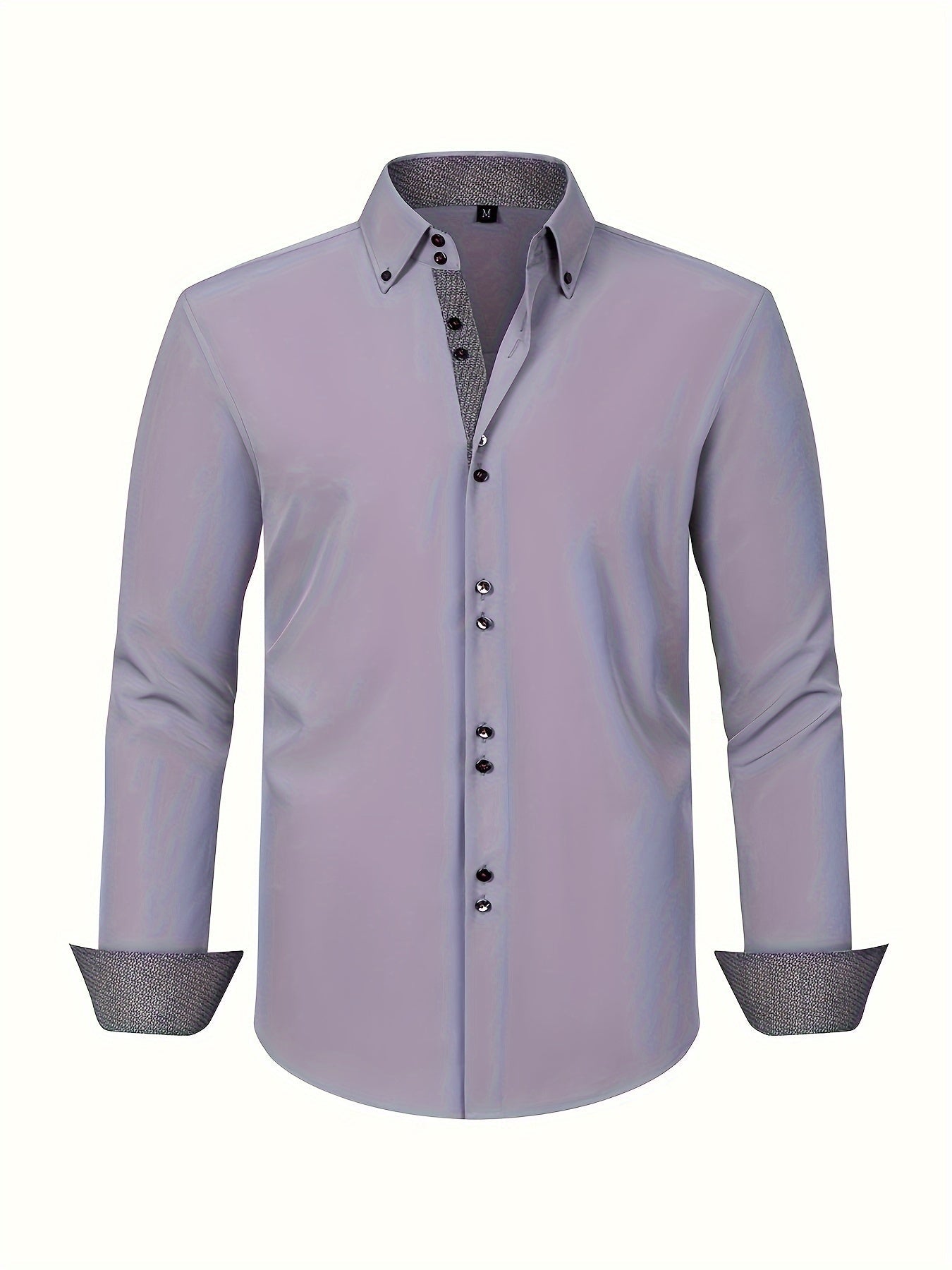 | CHEMISE ÉLÉGANTE LÉGÈRE AVEC DÉTAILS CONTRASTÉS