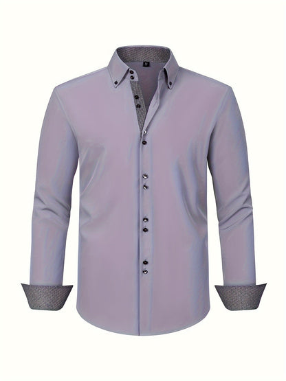 | CHEMISE ÉLÉGANTE LÉGÈRE AVEC DÉTAILS CONTRASTÉS