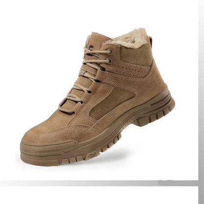 Botas de Seguridad de Invierno para Hombre - Puntera de Acero y Antideslizantes
