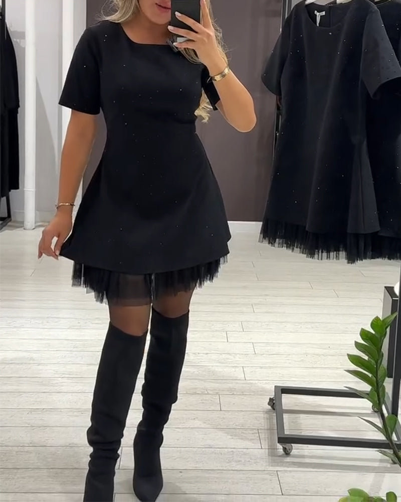 Camille | Mini Vestido Elegante con Toque Brillante