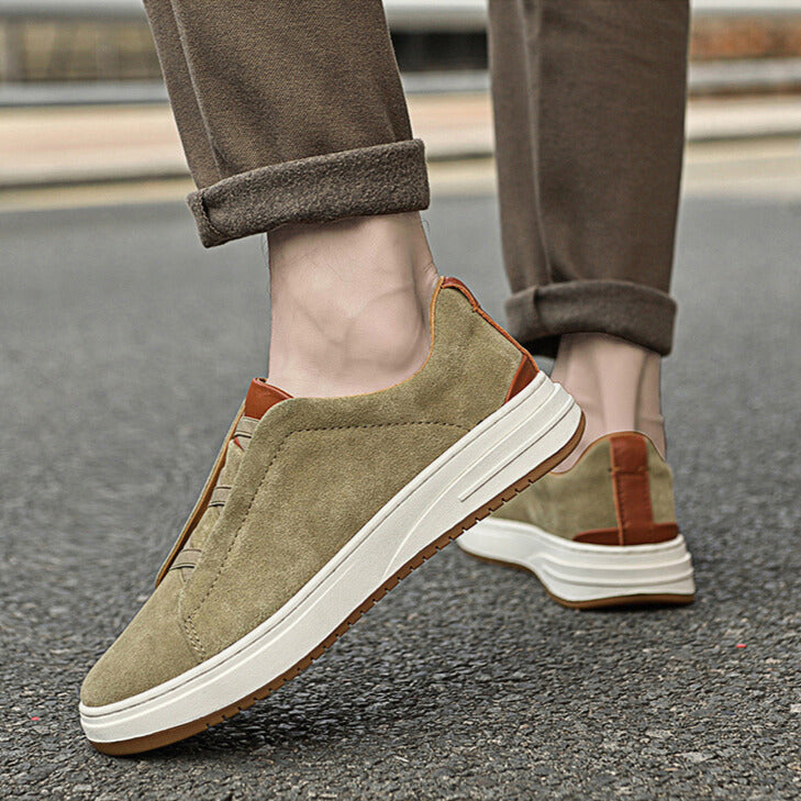 | CHAUSSURES SLIP-ON EN DAIM POUR HOMME