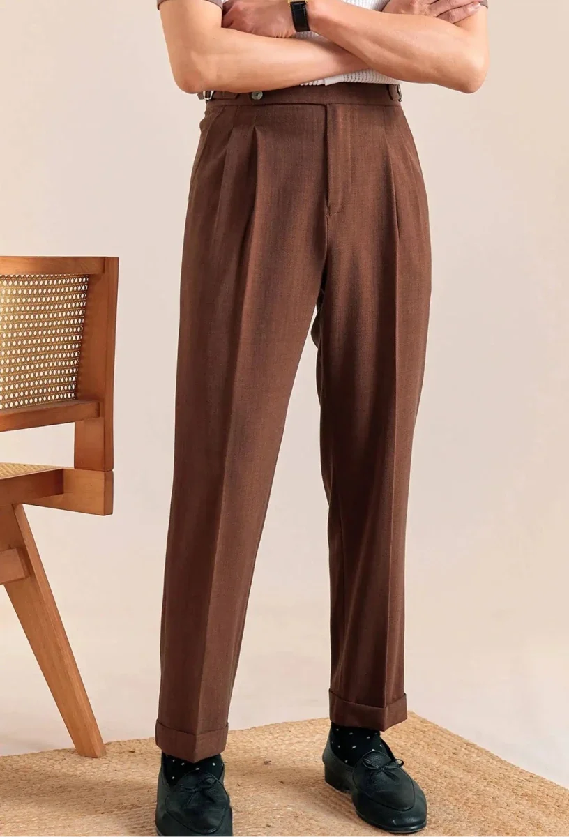 Pantalones Napolitanos con Doble Pinza