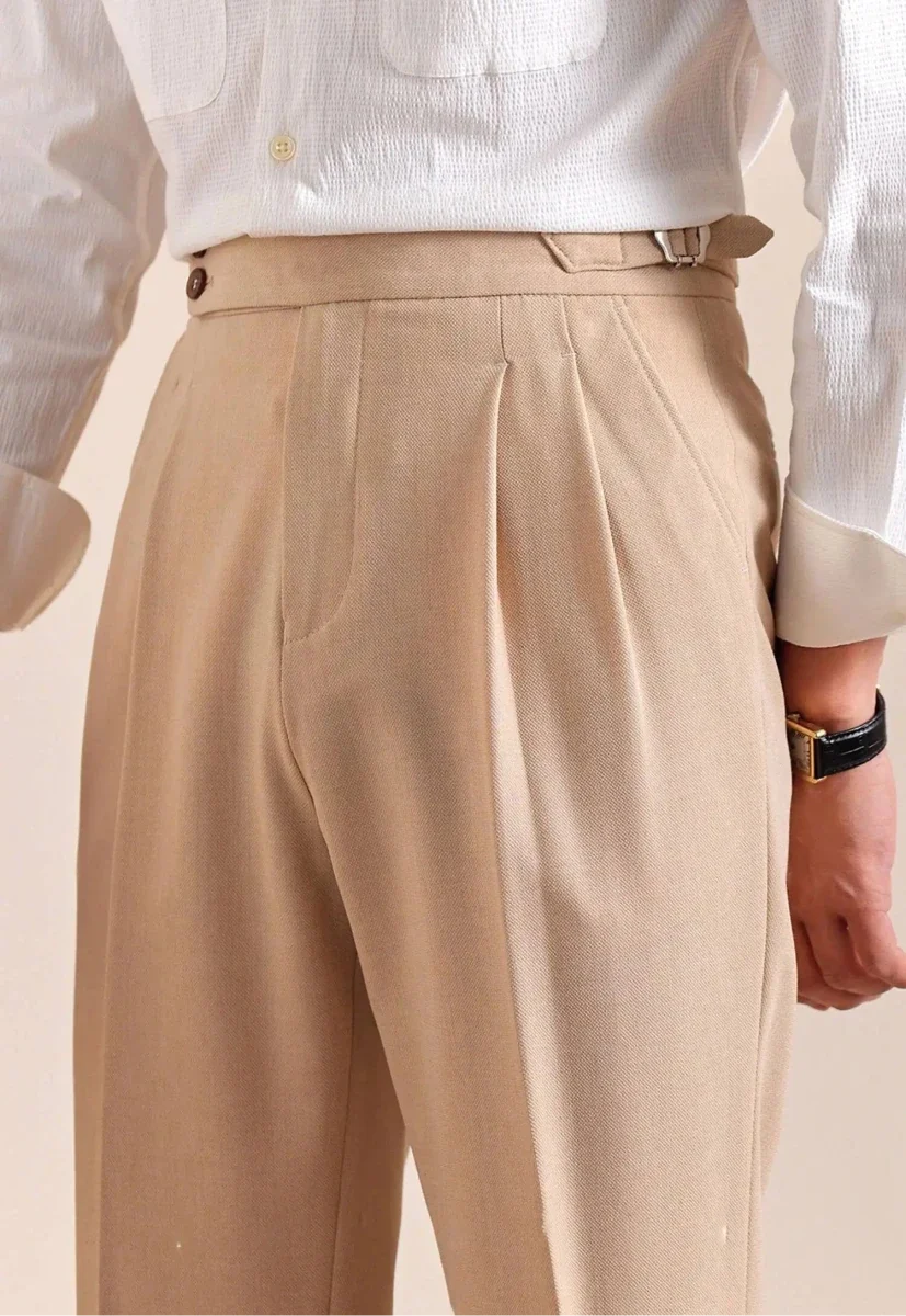 Pantalones Napolitanos con Doble Pinza