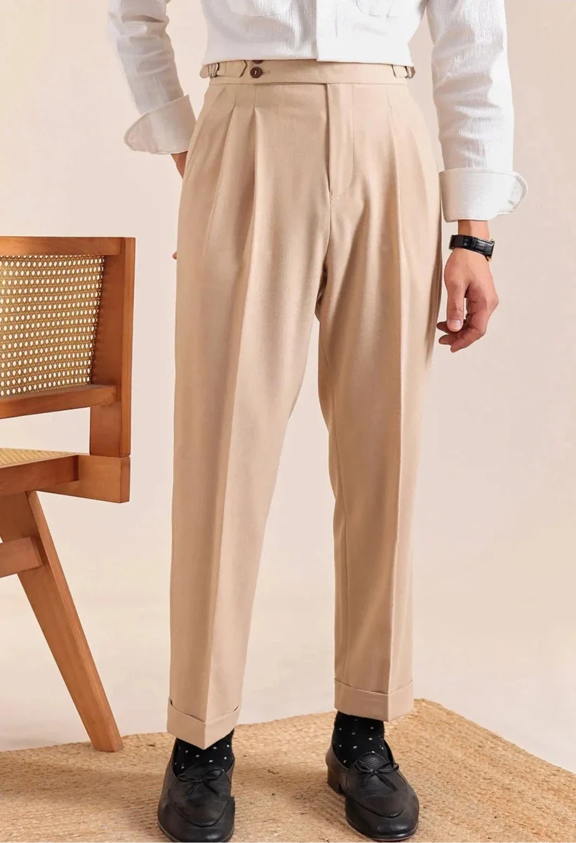 Pantalones Napolitanos con Doble Pinza