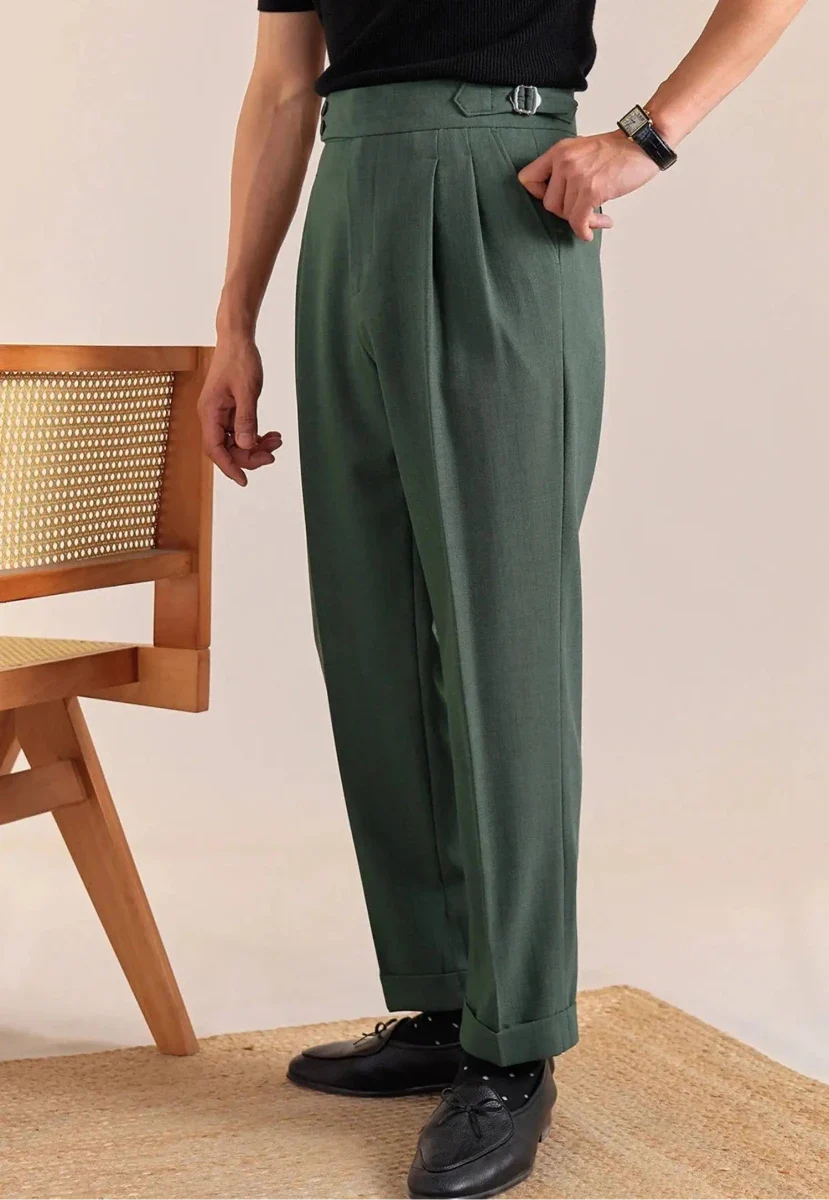 Pantalones Napolitanos con Doble Pinza