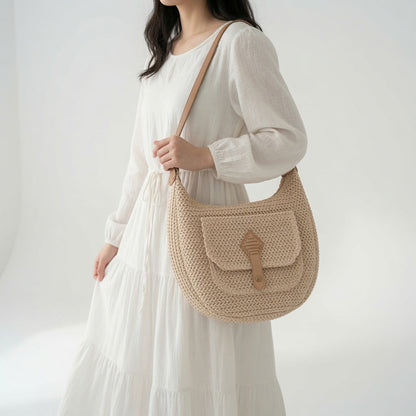 Azélina™ — Bolso Trenzado Boho Elegancia Natural