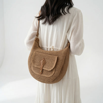 Azélina™ — Bolso Trenzado Boho Elegancia Natural