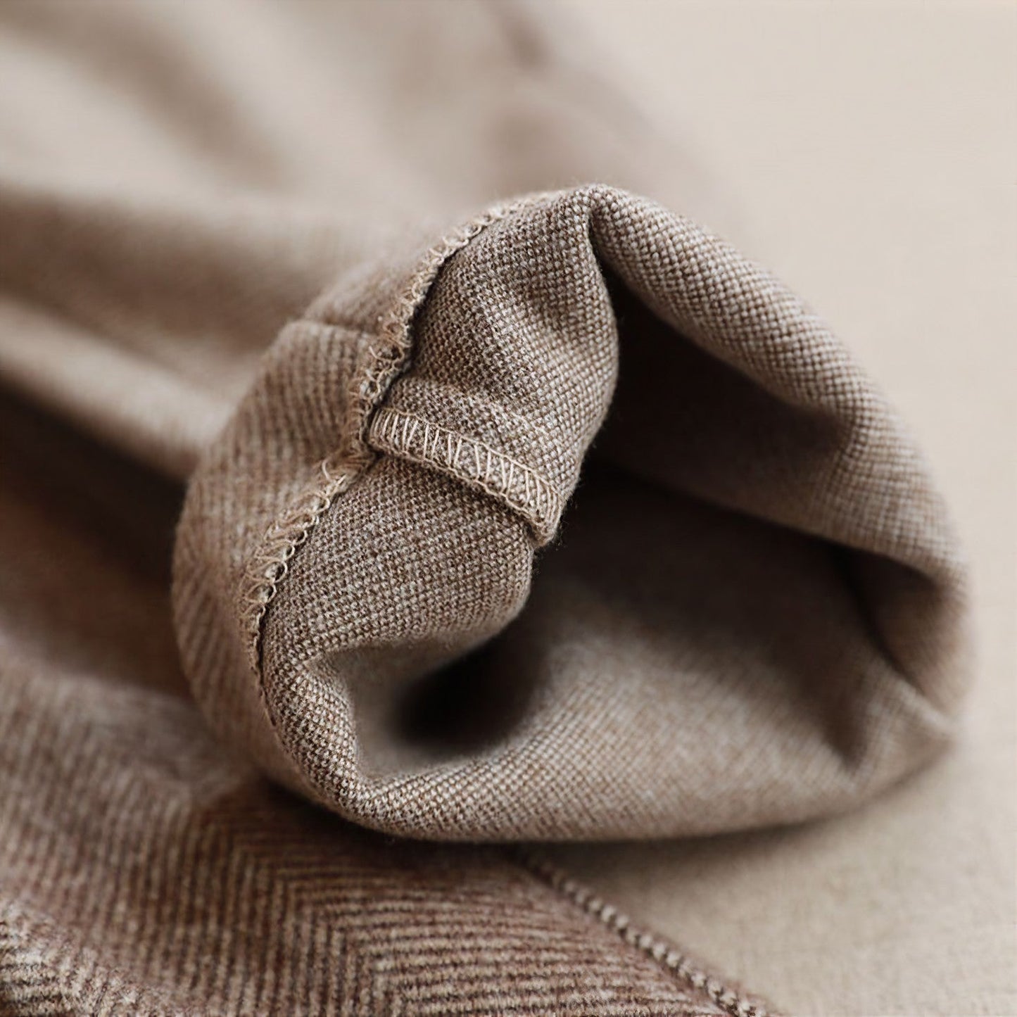 | PANTALONS ÉLÉGANTS EN PURE LAINE SUR MESURE