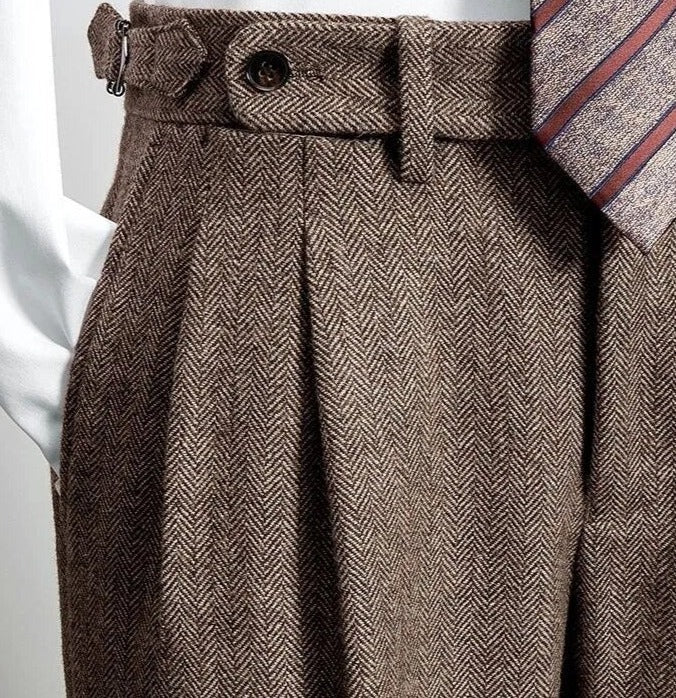 Pantalones Clásicos de Vestir para Hombre