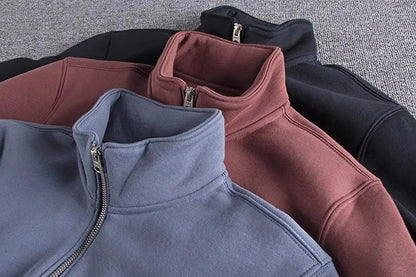 Sudadera con Capucha y Cremallera Emperor Sport