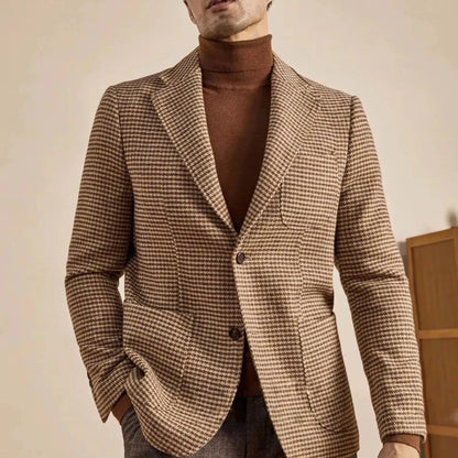 Blazer de Traje Retro Estilo Inglés