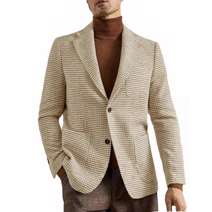 Blazer de Traje Retro Estilo Inglés
