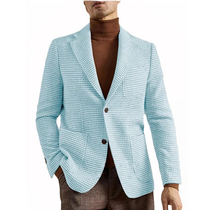 Blazer de Traje Retro Estilo Inglés