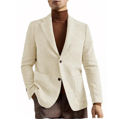 Blazer de Traje Retro Estilo Inglés
