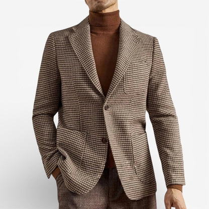 Blazer de Traje Retro Estilo Inglés
