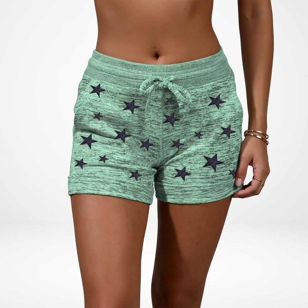 Détente™ — Short Estampado con Bolsillos y Cordón