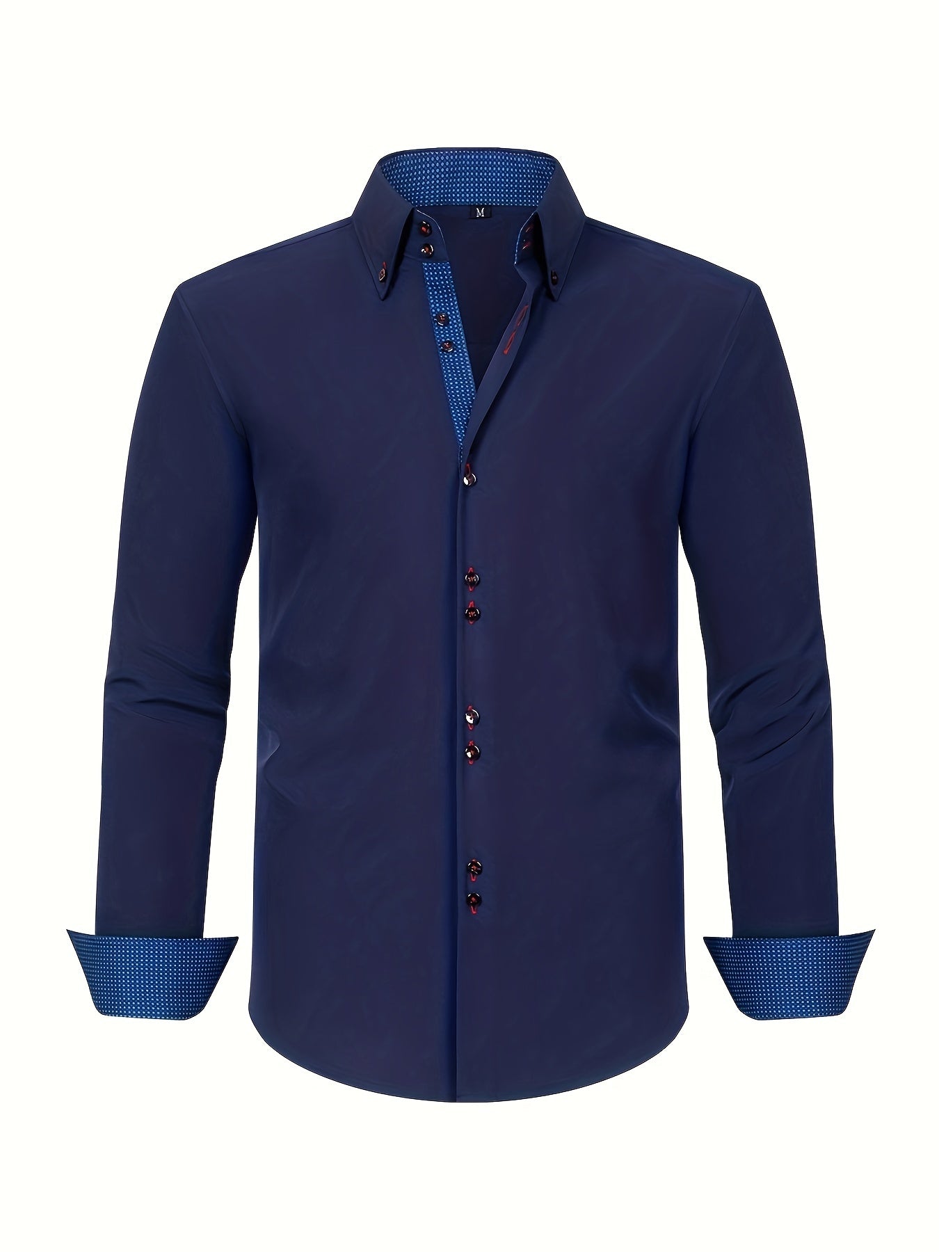 | CHEMISE ÉLÉGANTE LÉGÈRE AVEC DÉTAILS CONTRASTÉS